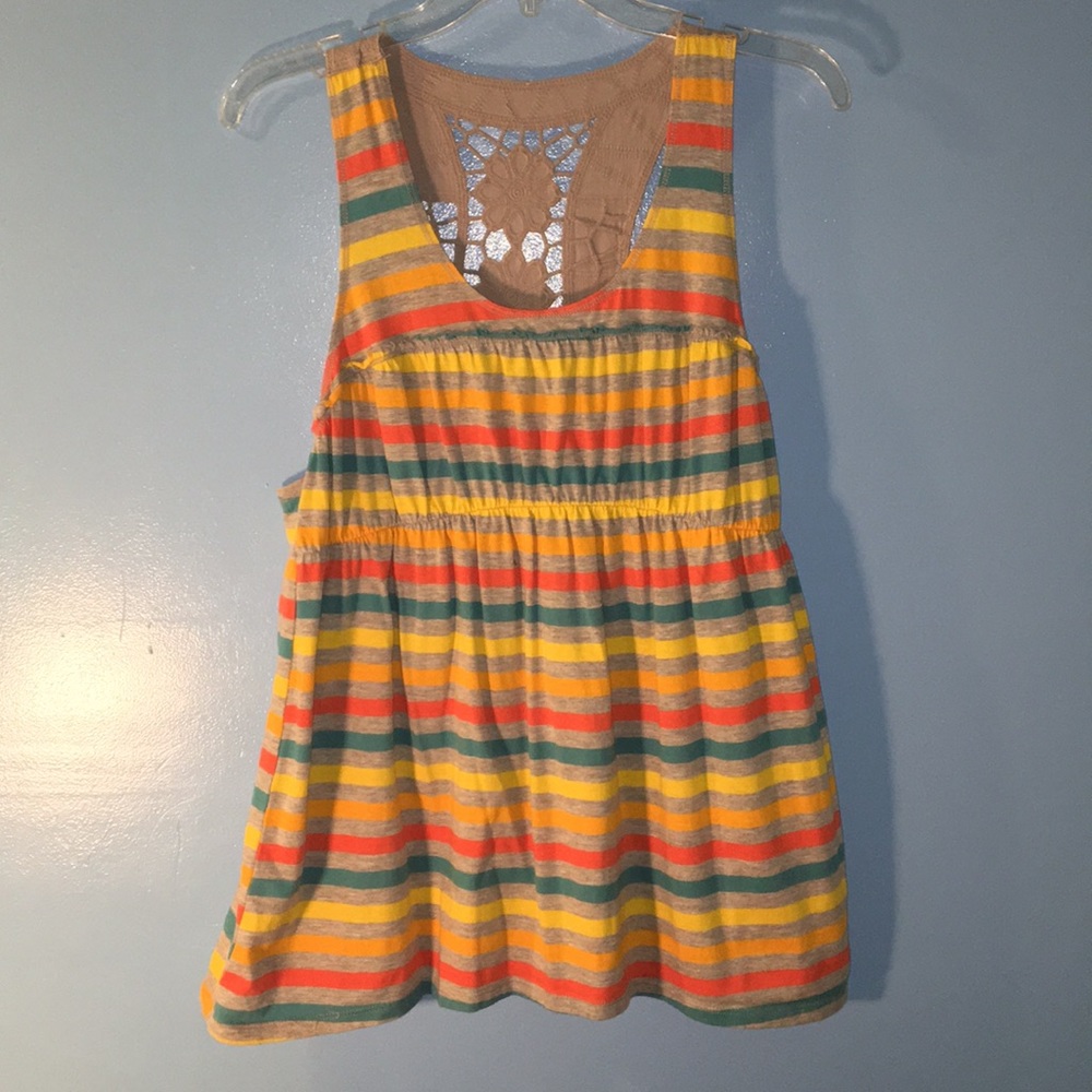 Colorful striped tank top!